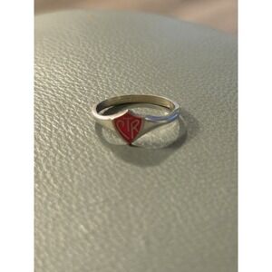 Sterling Silver 925 Pink CTR Choose The Right Ring Size 4 #594